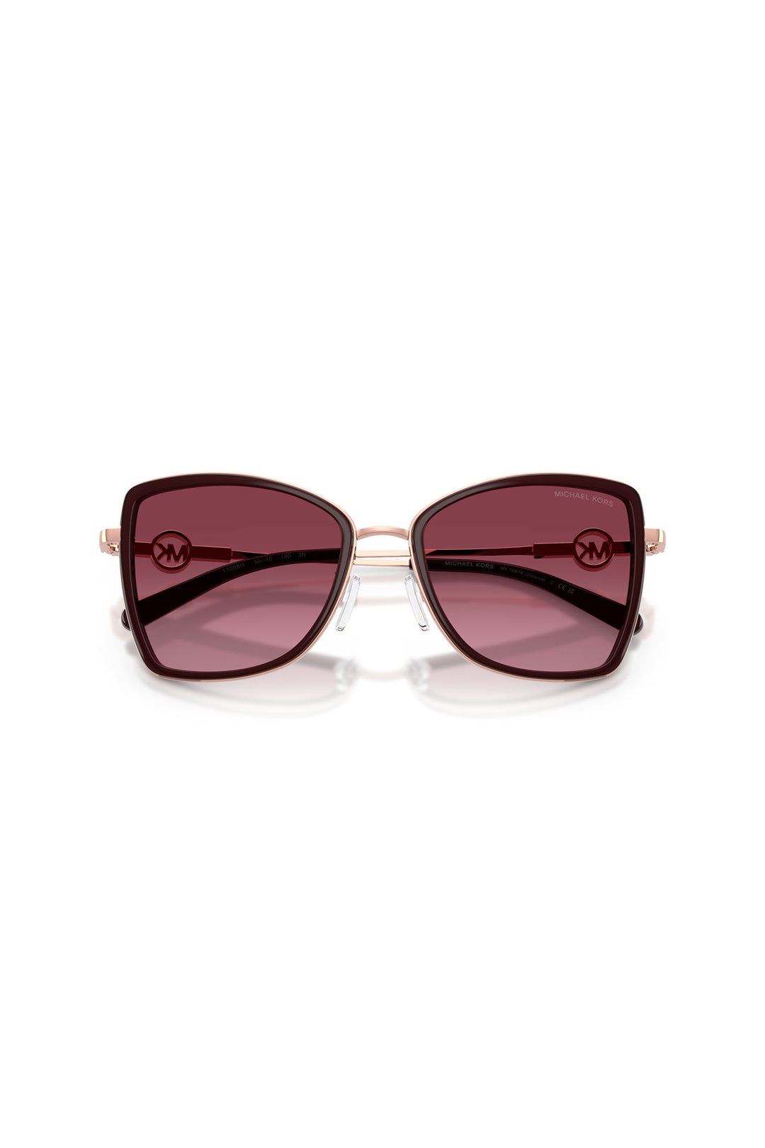 Corsica Burgundy Gradient Sunglasses