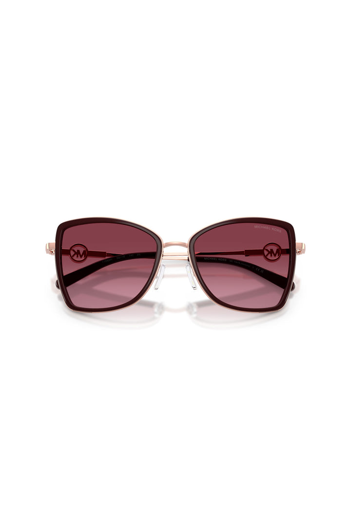 Corsica Burgundy Gradient Sunglasses