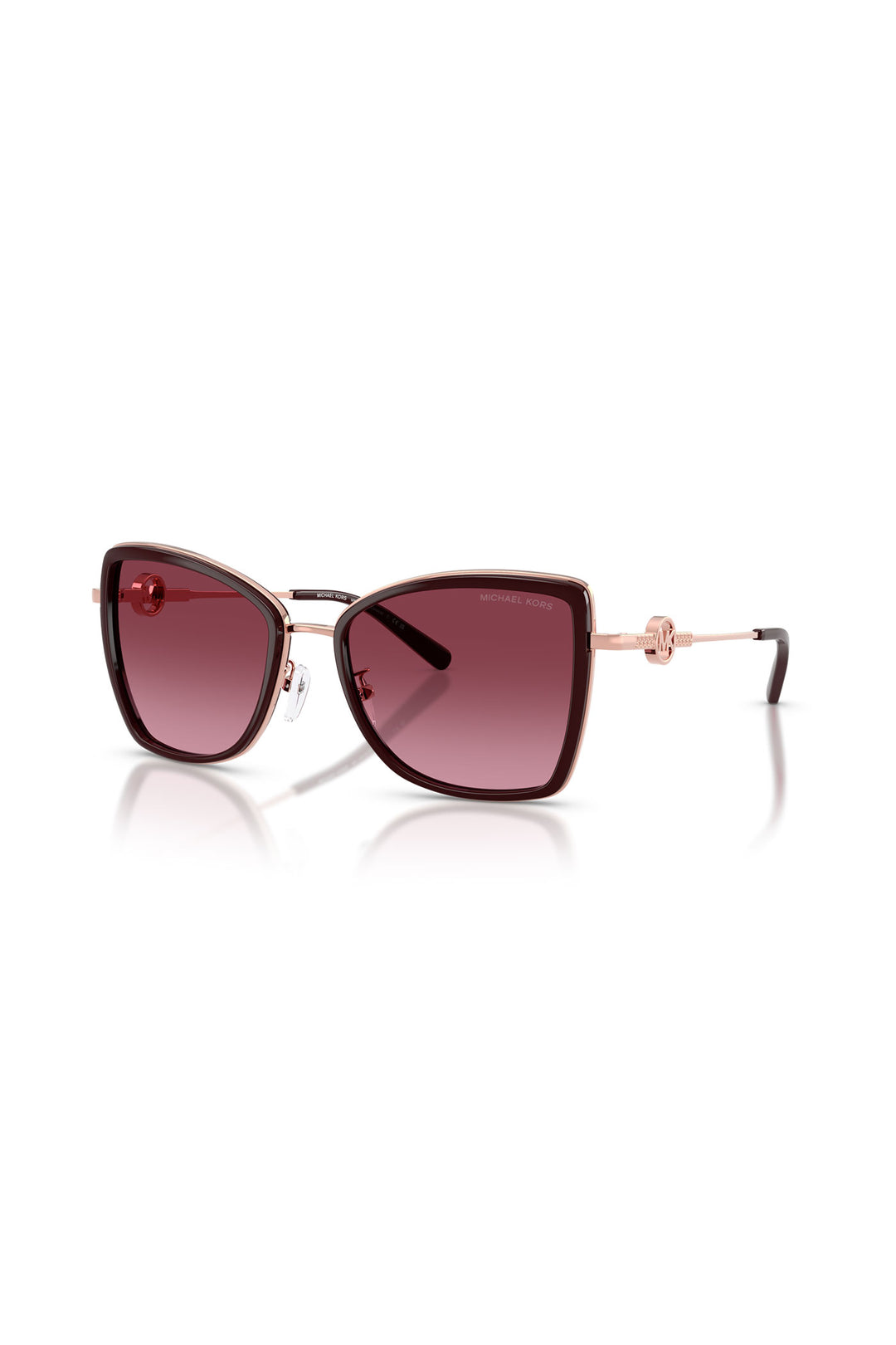 Corsica Burgundy Gradient Sunglasses