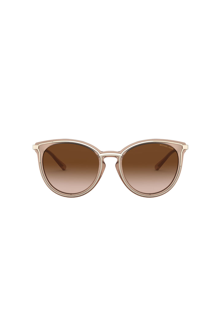 Brisbane Brown Gradient Sunglasses - Gold