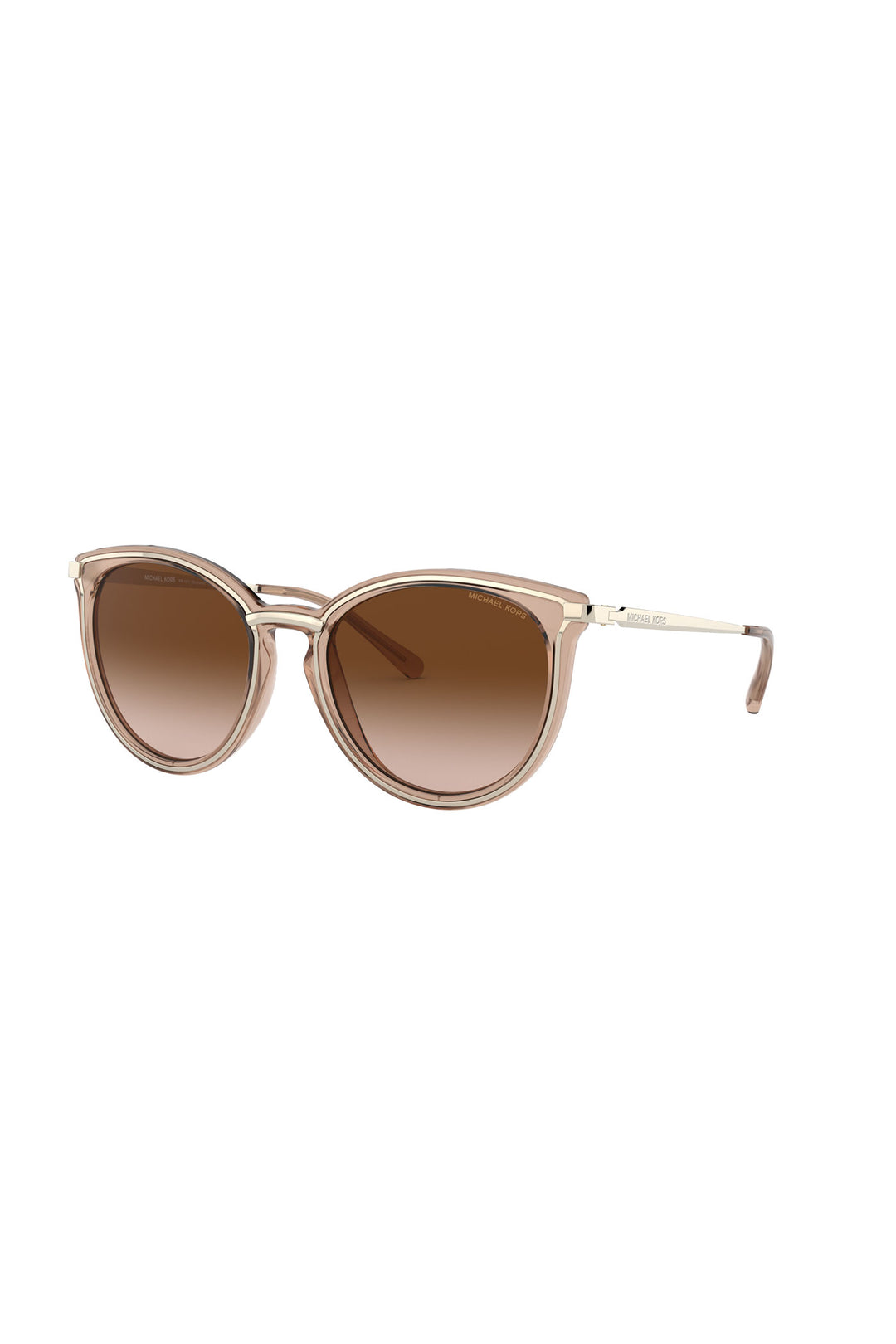 Brisbane Brown Gradient Sunglasses - Gold