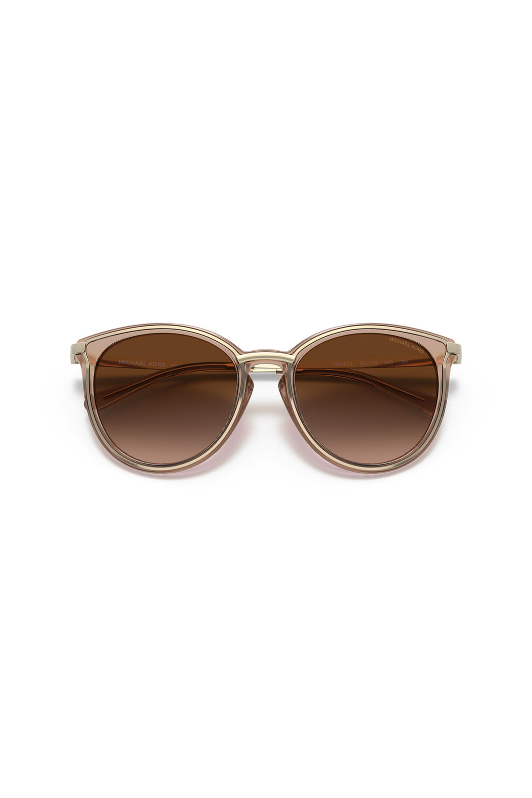 Brisbane Brown Gradient Sunglasses - Gold