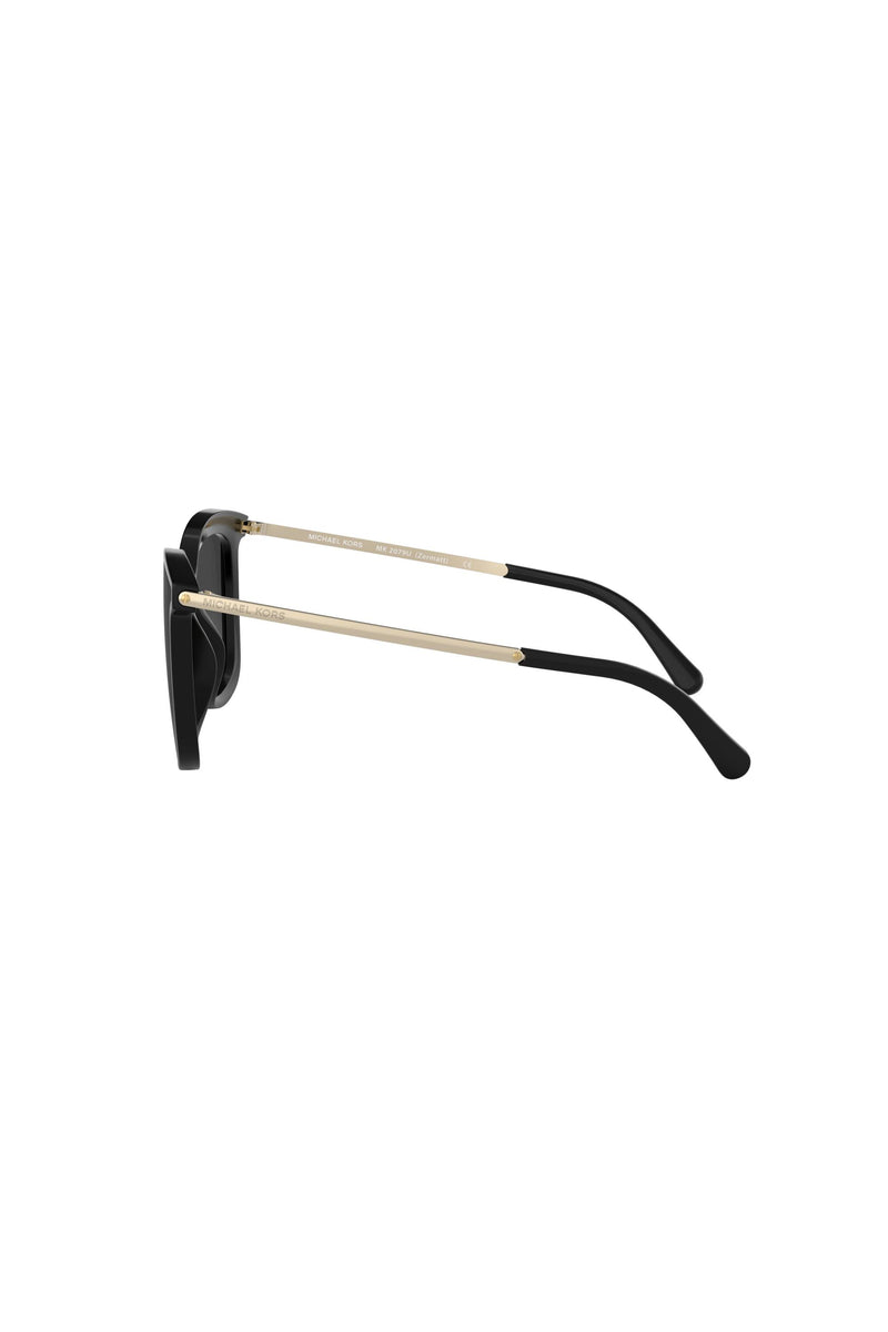 Zermatt Silver Grey Gradient Lens Sunglasses - Black
