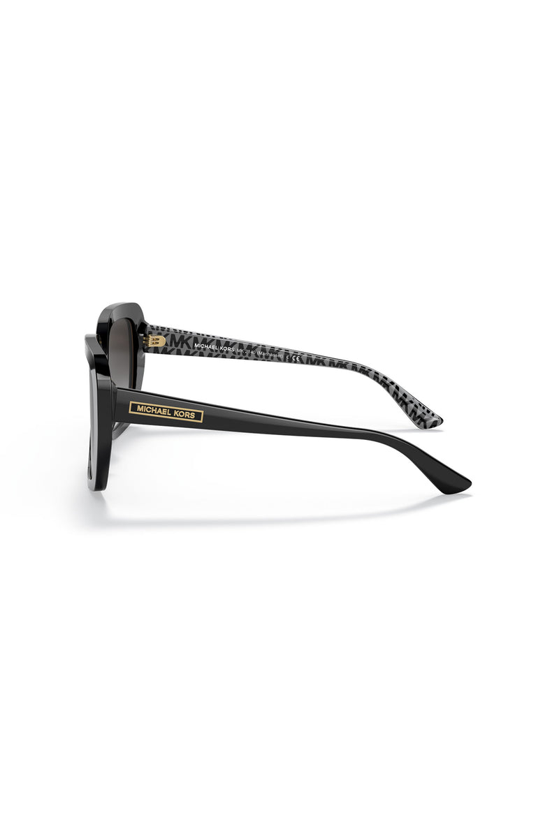 Manhasset Grey Gradient Sunglasses - Black