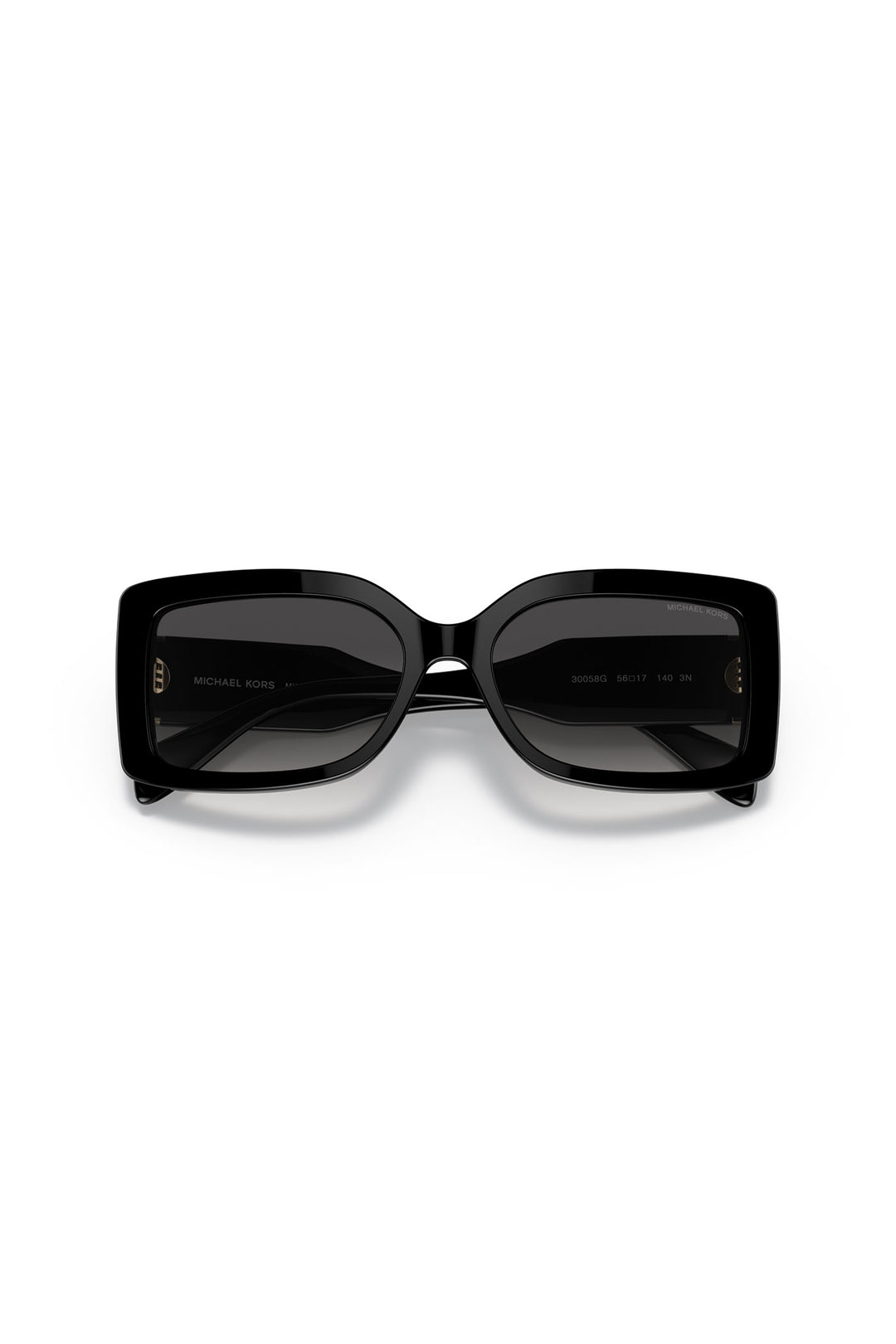 Corfu Dark Grey Gradient Sunglasses - Black