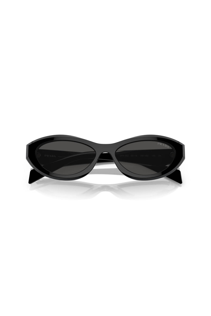 PR26ZS Dark Grey Lens Sunglasses - Black