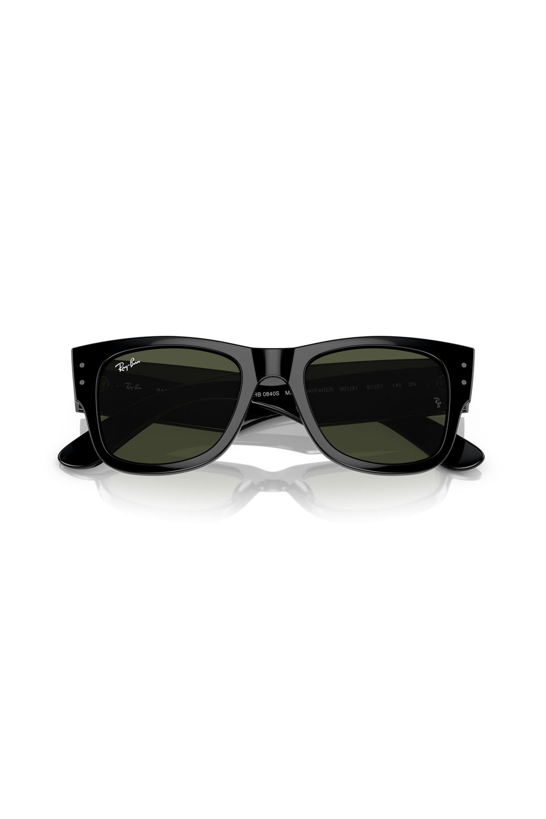 Mega Wayfarer Sunglasses - Black