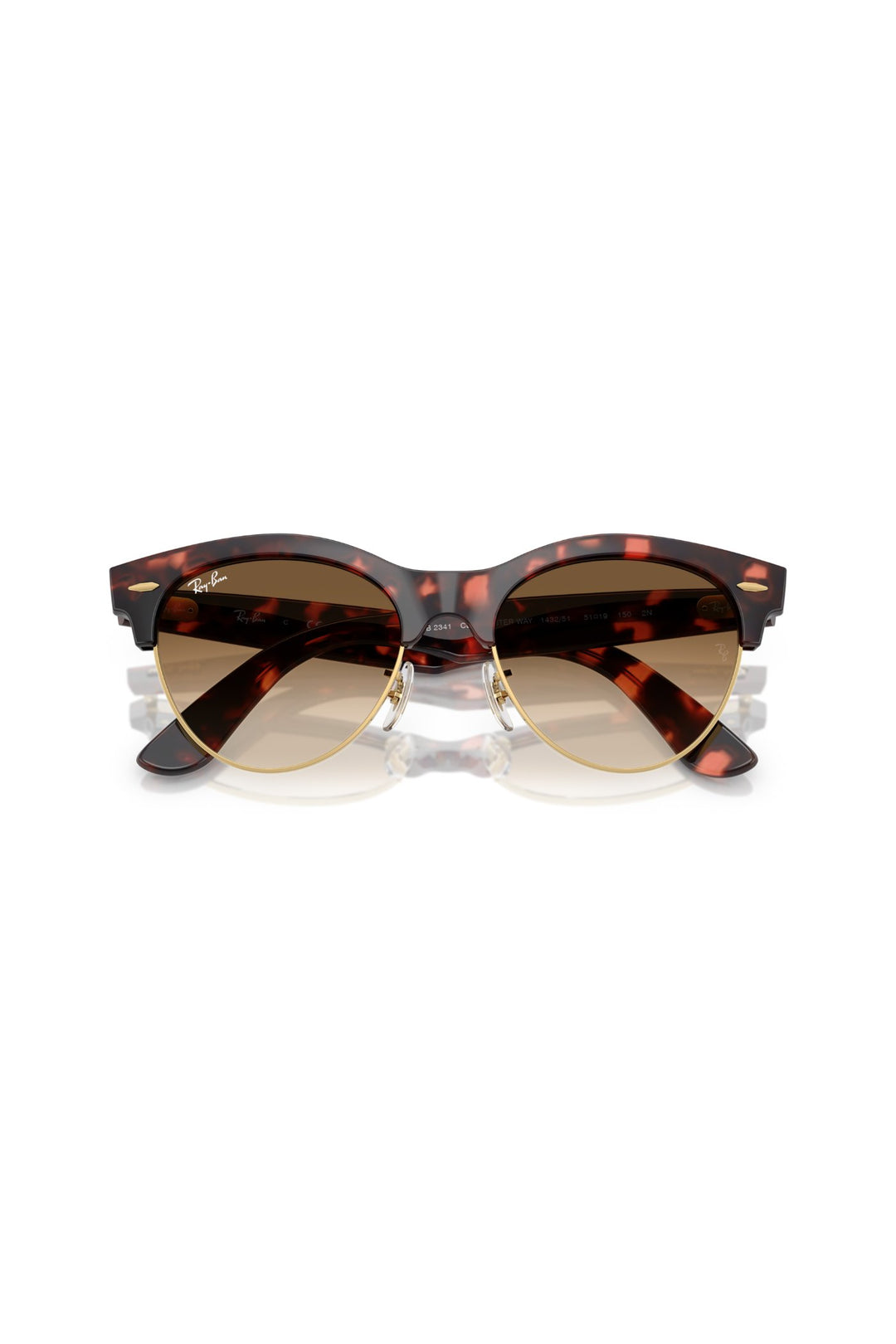 Clubmaster Wayfarer Sunglasses - Brown