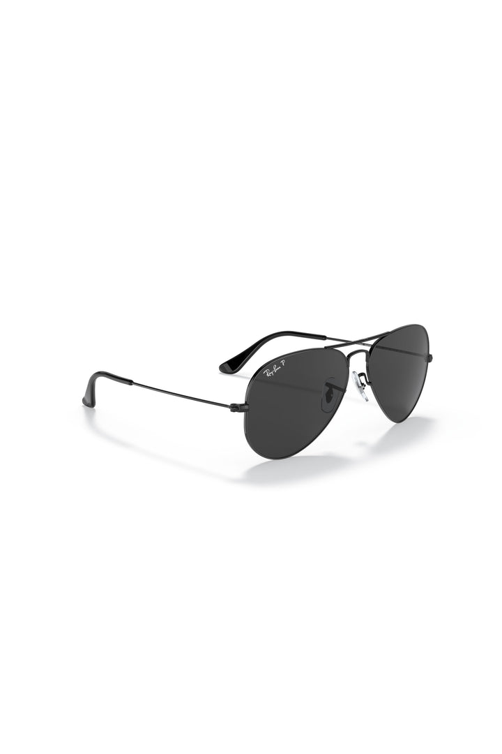 Aviator Polarized Sunglasses - Black