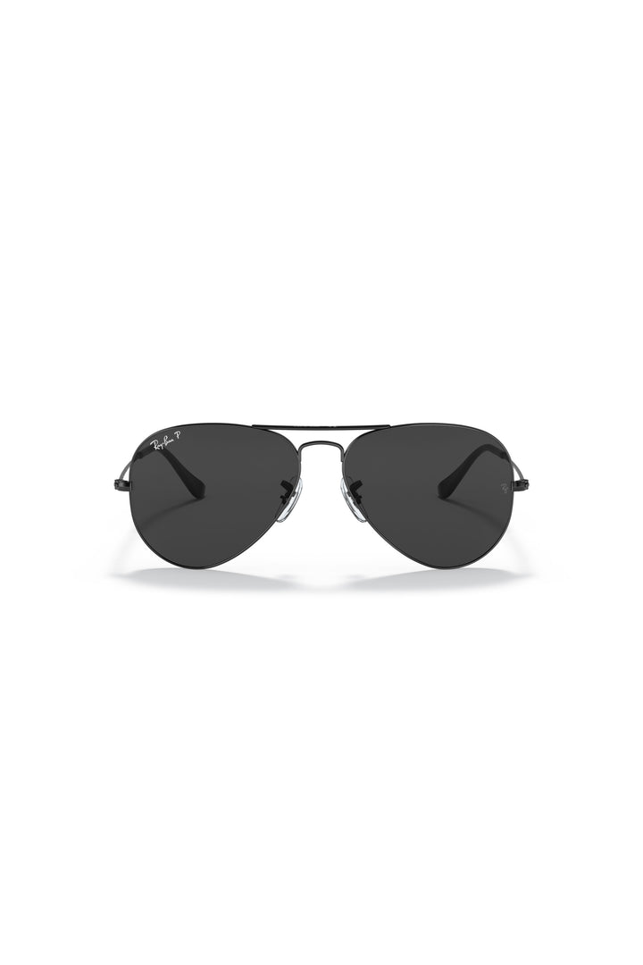 Aviator Polarized Sunglasses - Black