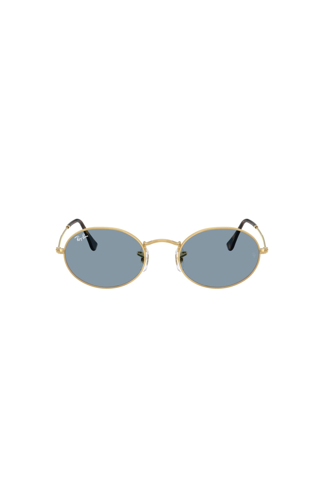 Oval Metal Summer Capsule Sunglasses - Blue