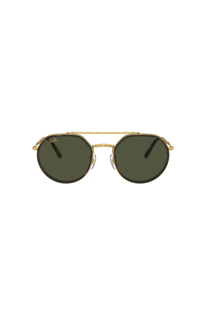 Gold Frame Green Lenses Sunglasses
