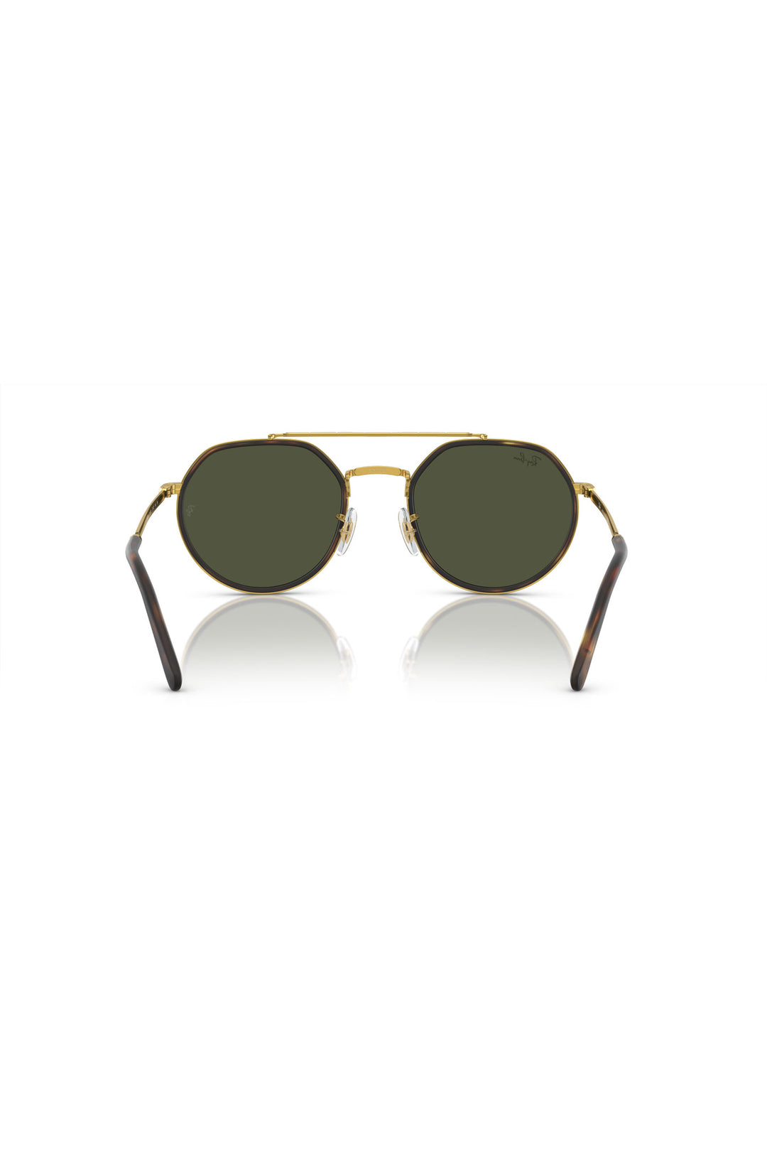 Gold Frame Green Lenses Sunglasses