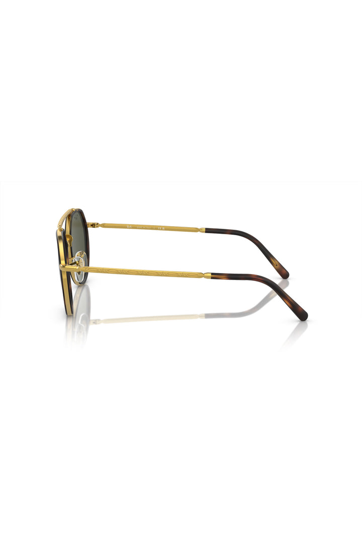 Gold Frame Green Lenses Sunglasses