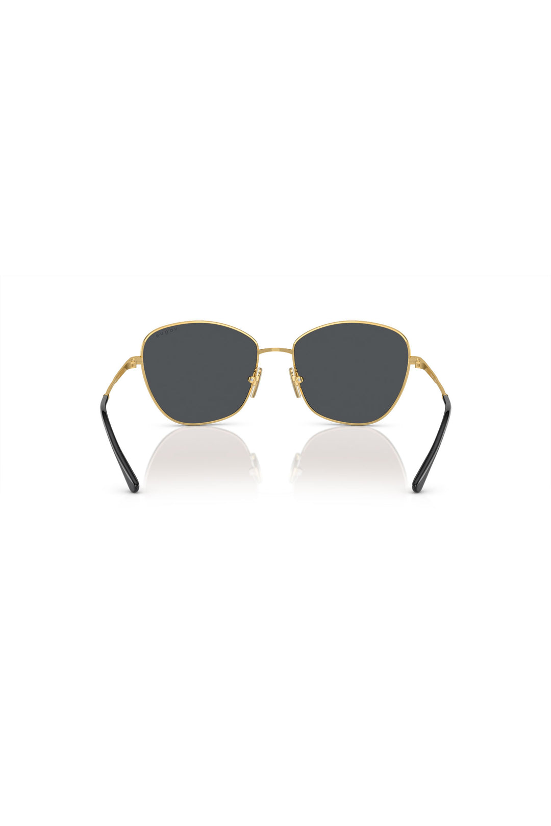 Gold Frame Black Sunglasses - Black