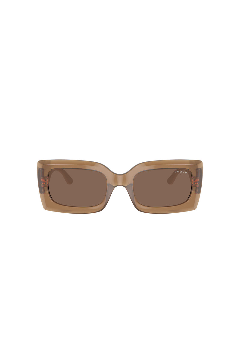 Opal Brown Sunglasses Size 5 - Beige