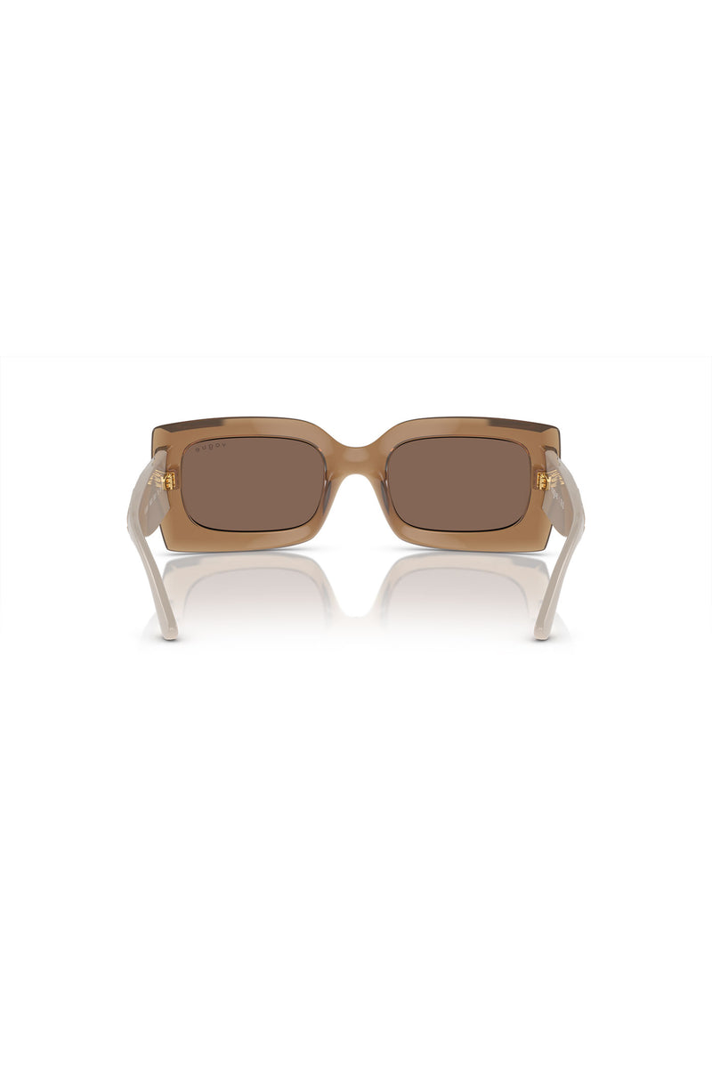 Opal Brown Sunglasses Size 5 - Beige