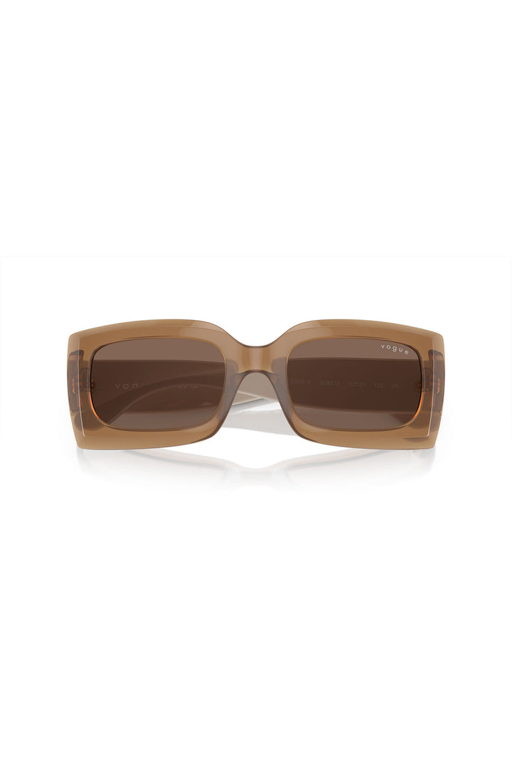 Opal Brown Sunglasses Size 5 - Beige