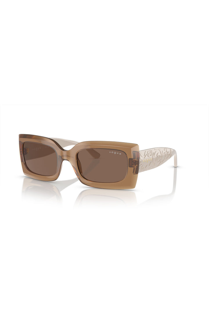 Opal Brown Sunglasses Size 5 - Beige