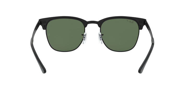 Ray-Ban Metal Clubmaster Polarized Sunglasses - Black