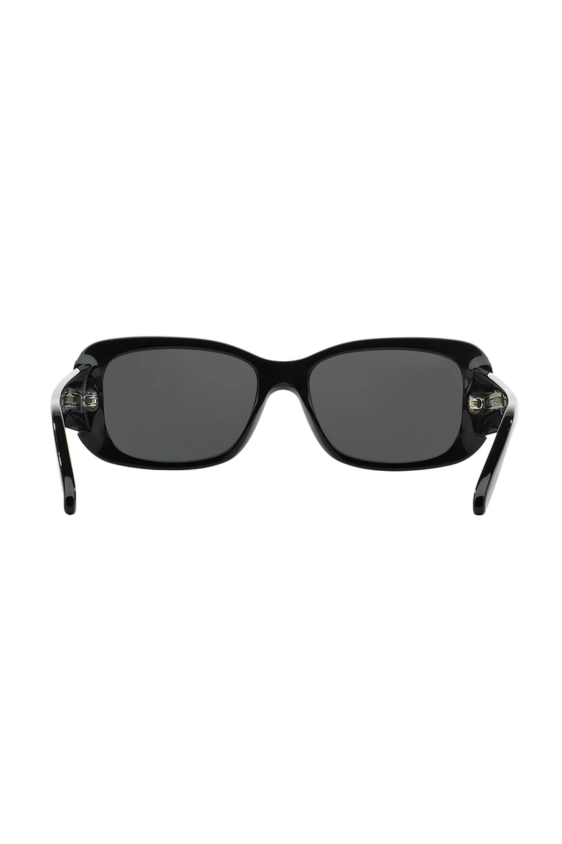 Rimmed Rectangle Sunglasses - Black
