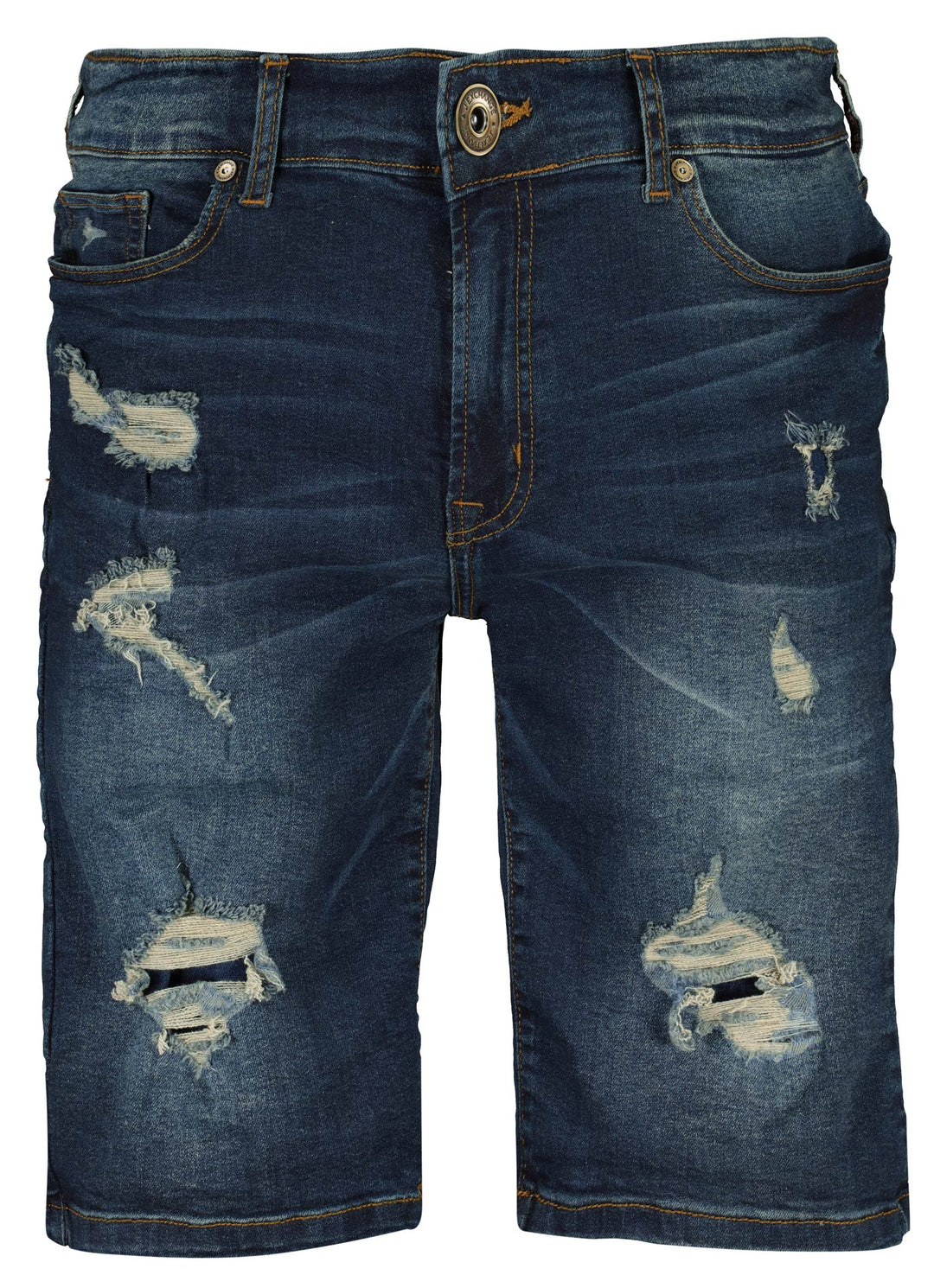 Distressed Denim Shorts