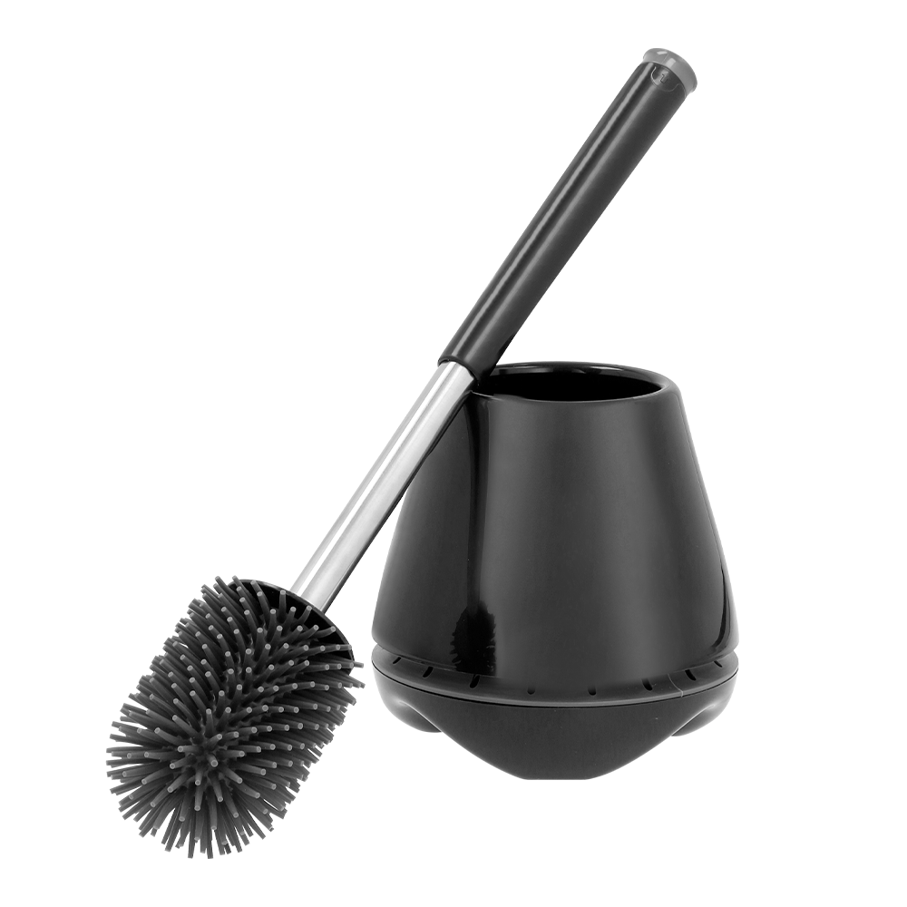 Premium Toilet Brush Set Black