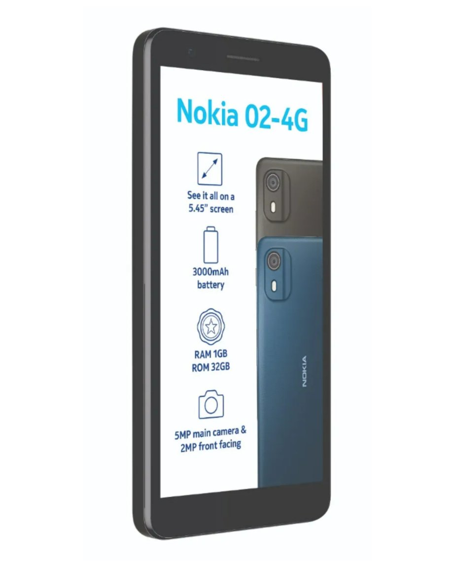 02 Dual Sim Charcoal Cellphone – Edgars