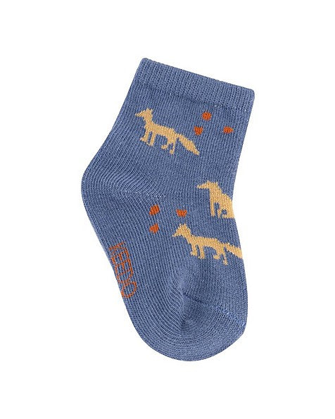 Keedo 3 Pack Fox Socks - Multi