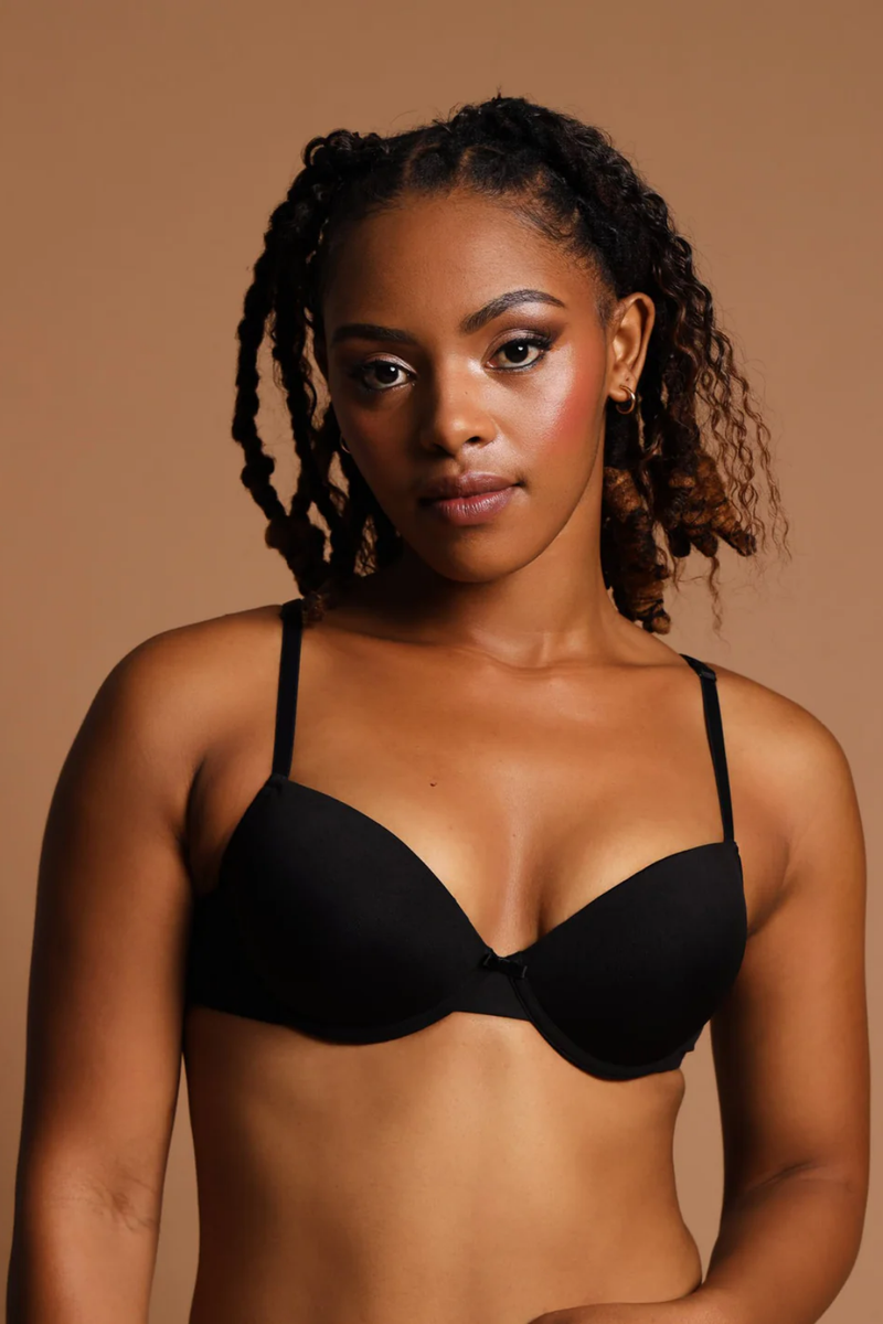 2 Pack T-Shirt Bra - Cocoa/Black
