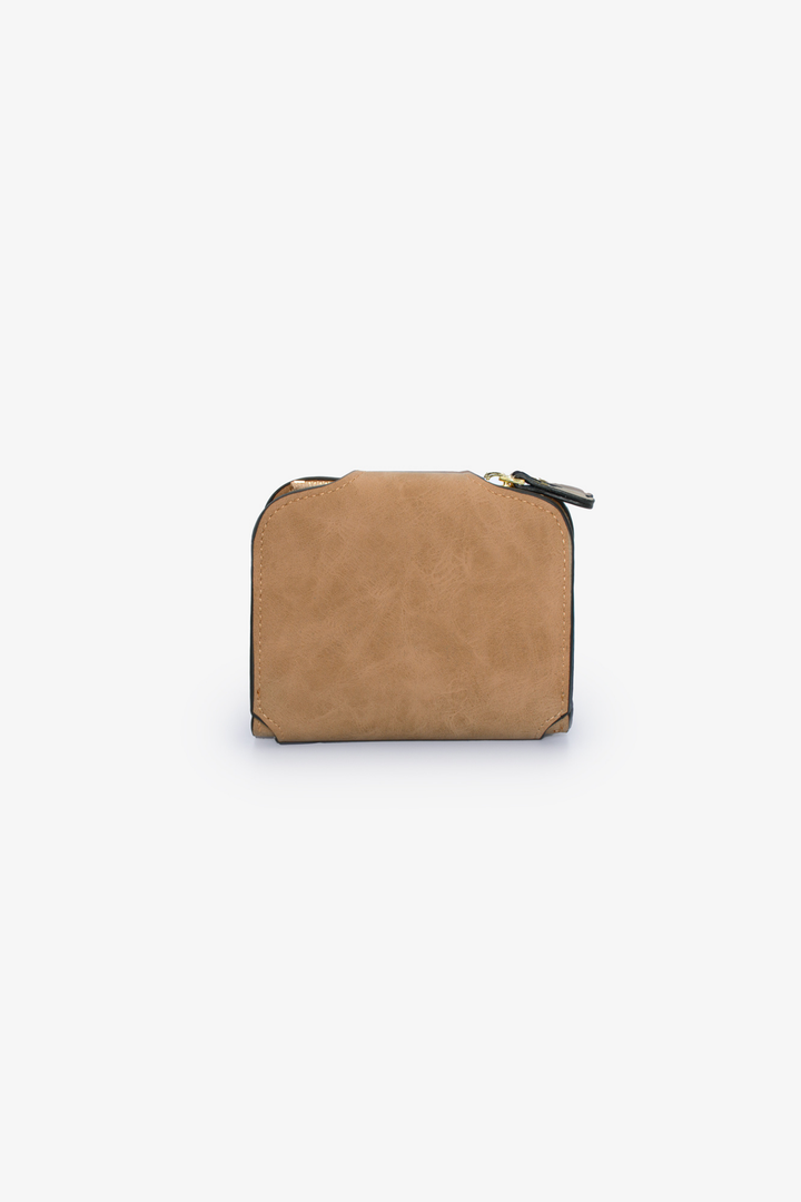 Small Bifold Purse - Tan