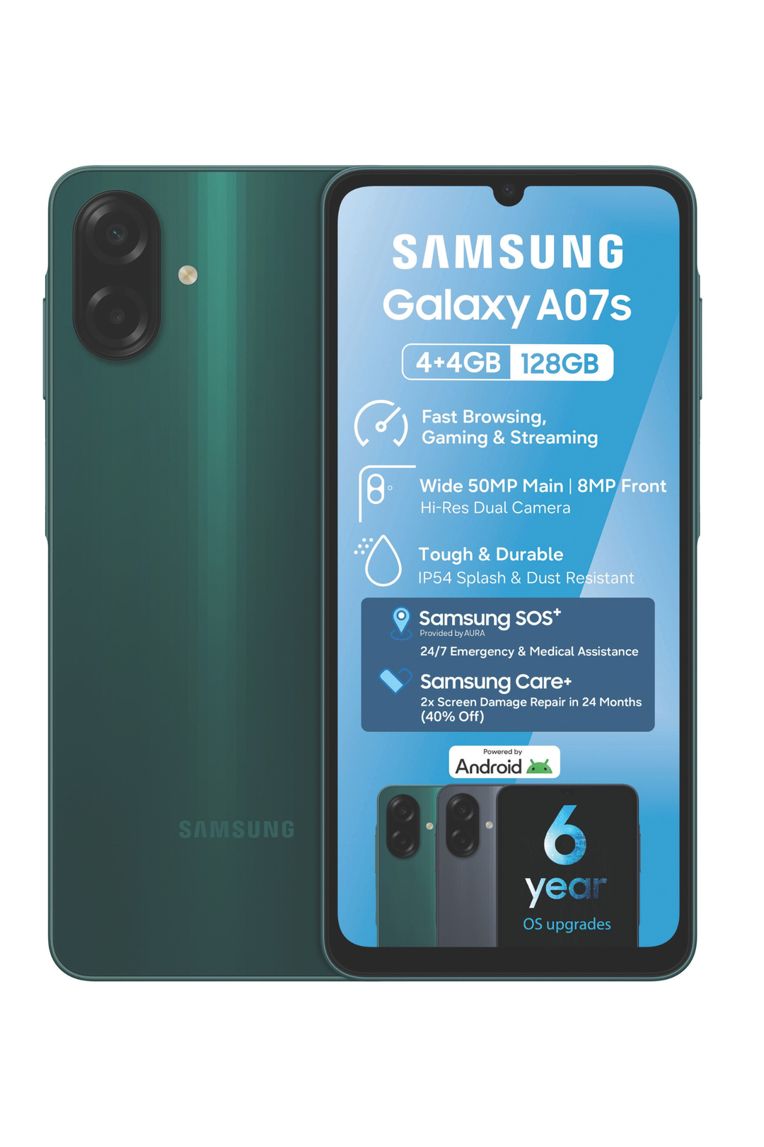 Galaxy A07s 4/128GB 4G - Green