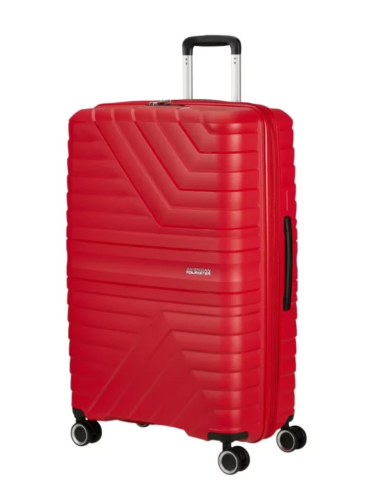 Flytwist Spinner TSA Expandable Suitcase - Red