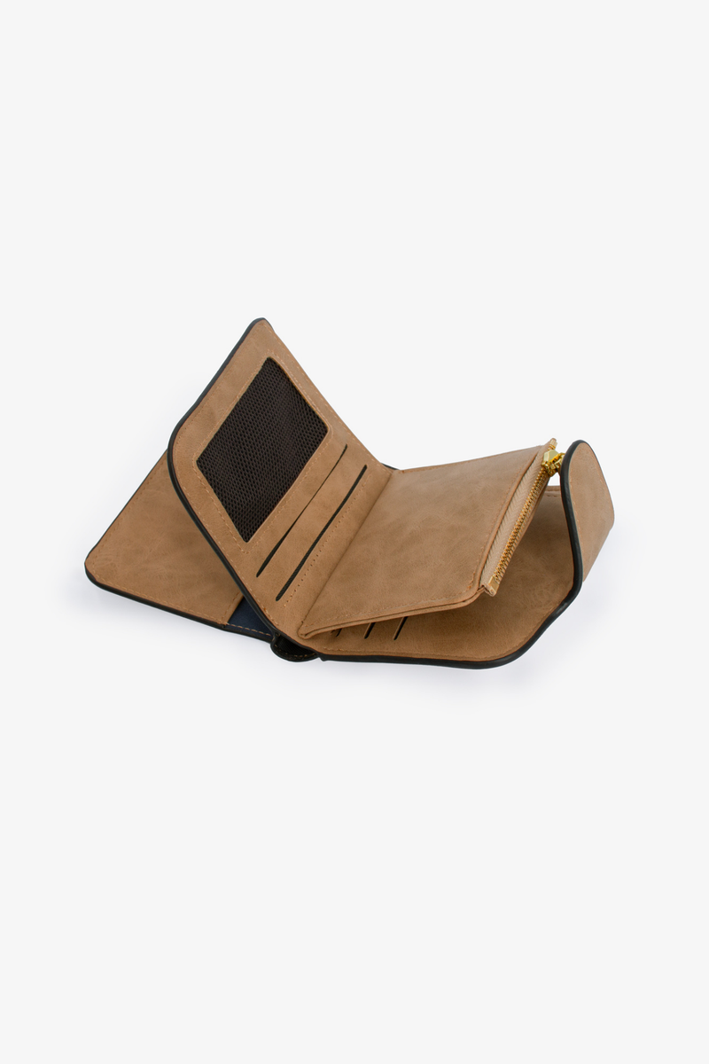 Small Bifold Purse - Tan
