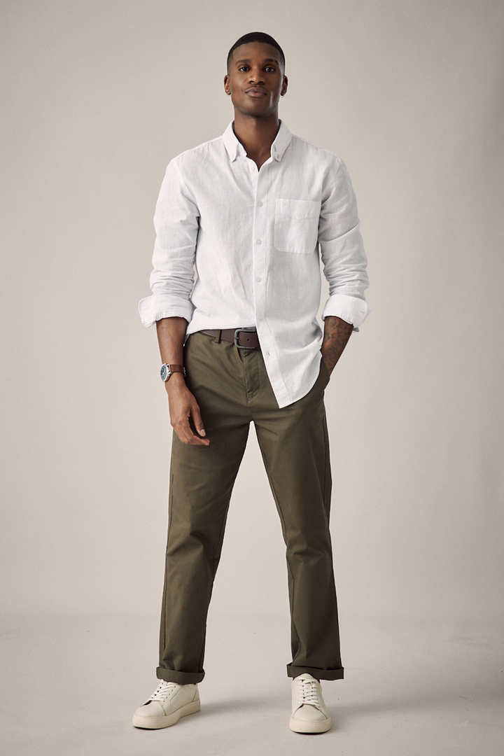 Cotton Chino Pant - Fatigue