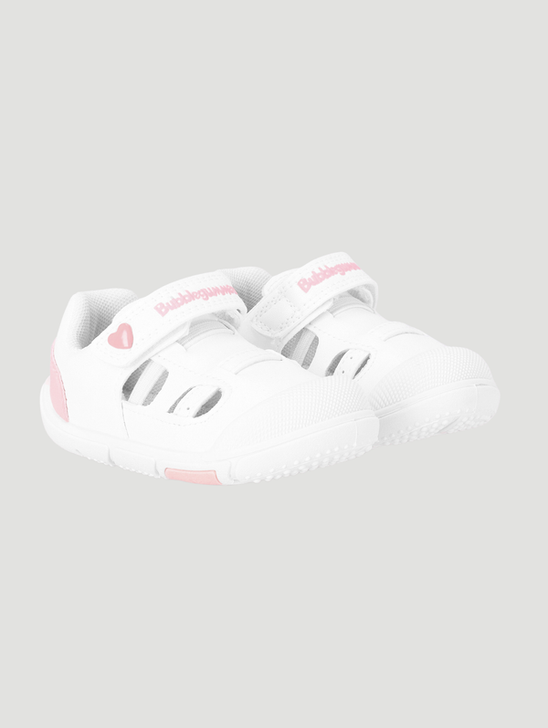 Pre-Girls Multi Strap Sneaker - White