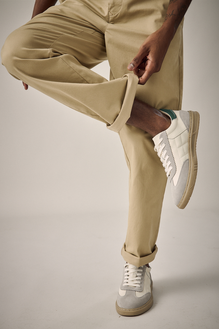 Cotton Chino Pant - Stone