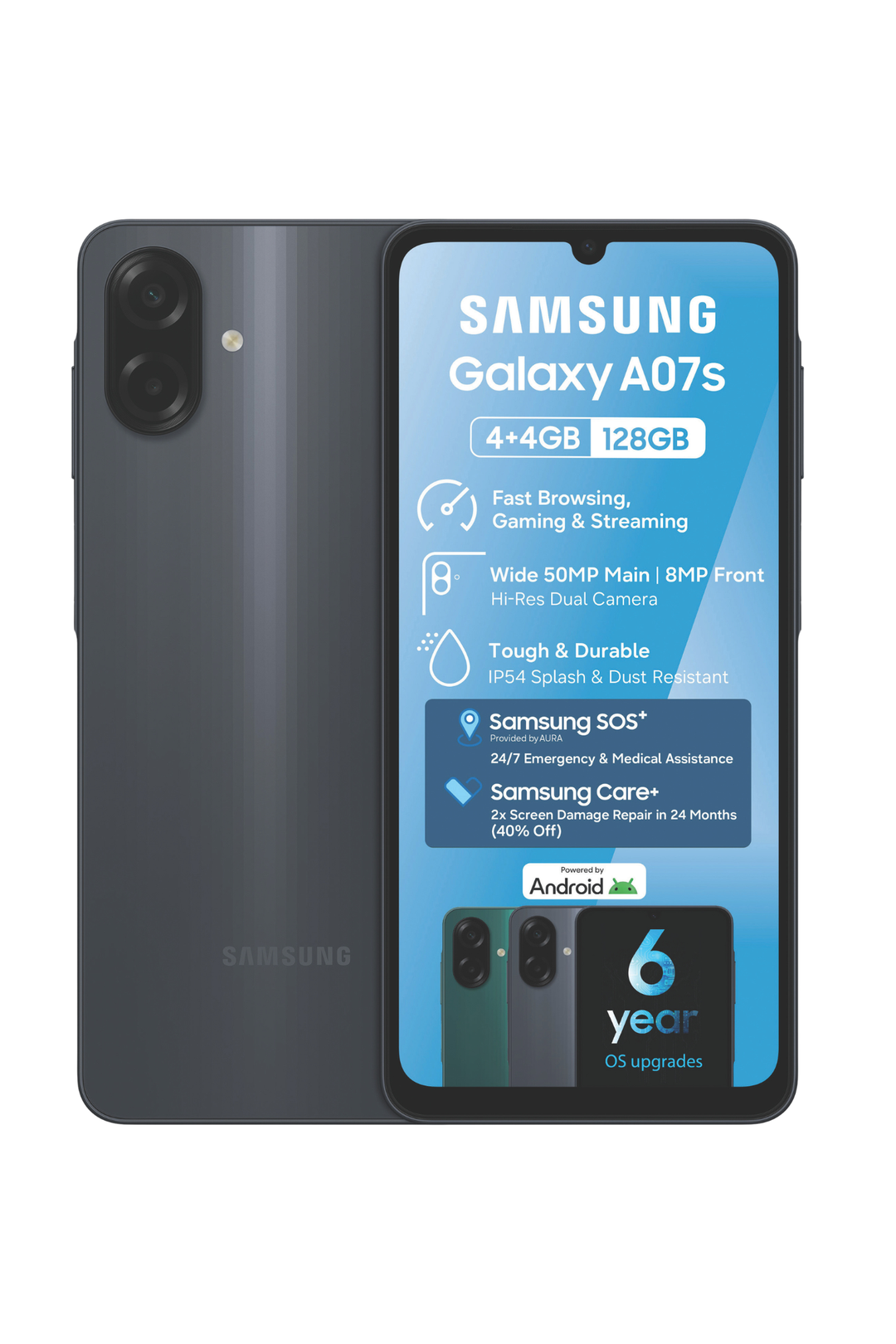 Galaxy A07s 4/128GB 4G -Black