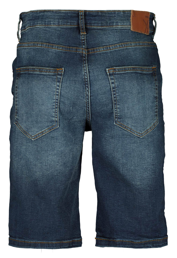 Distressed Denim Shorts