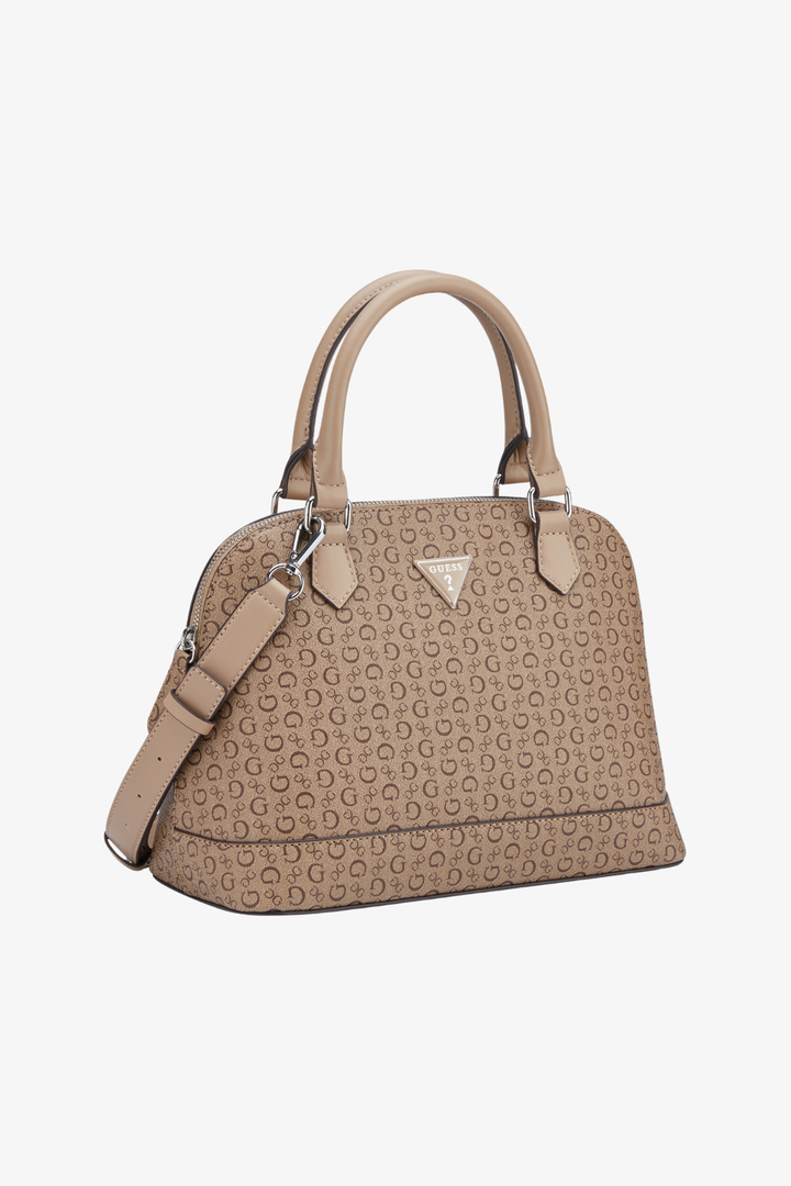 Jenai Dome Satchel - Dark Brown