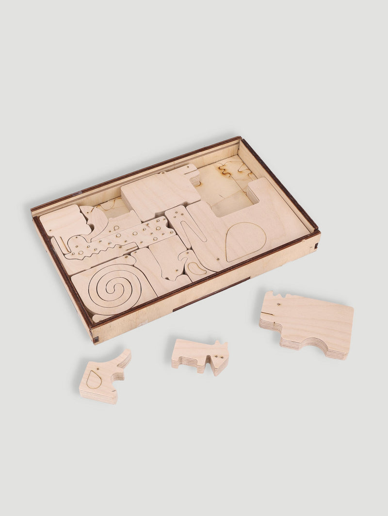 Keedo Animal Family 16 Piece Puzzle