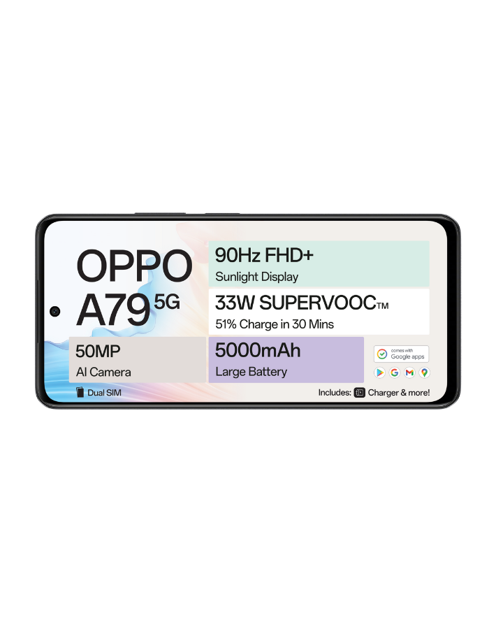 A79 Box Deal 5G 256GB Dual Sim Purple Cellphone