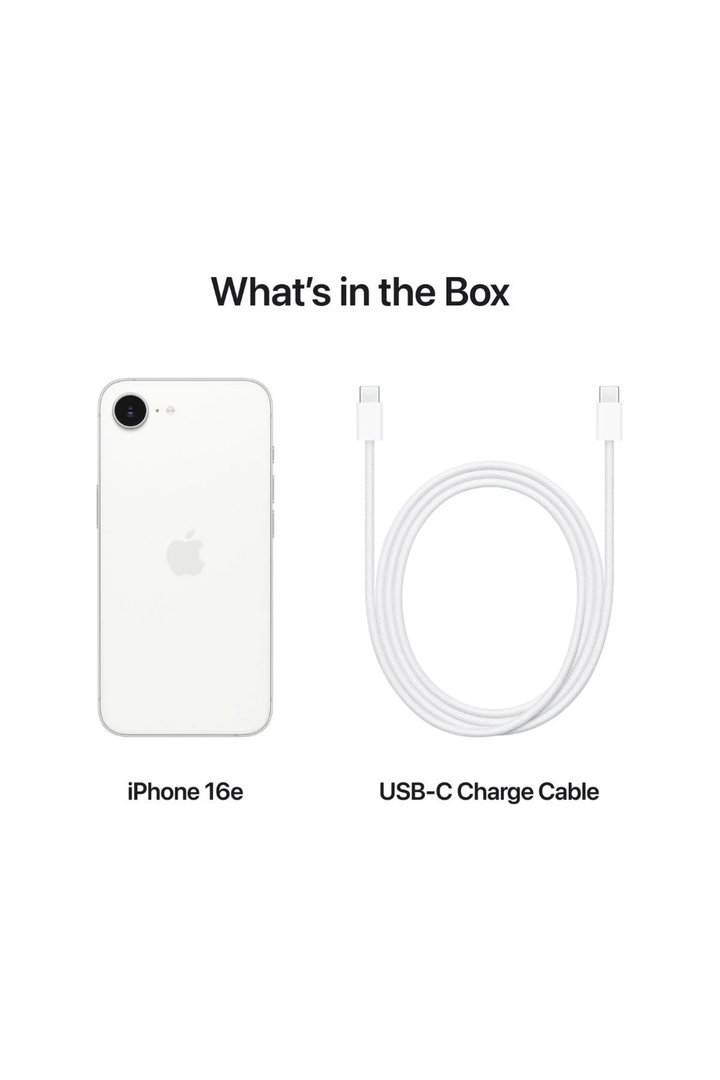 iPhone 16E 128GB Cellphone - White