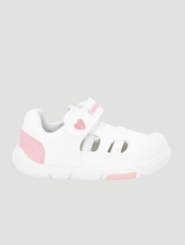 Pre-Girls Multi Strap Sneaker - White