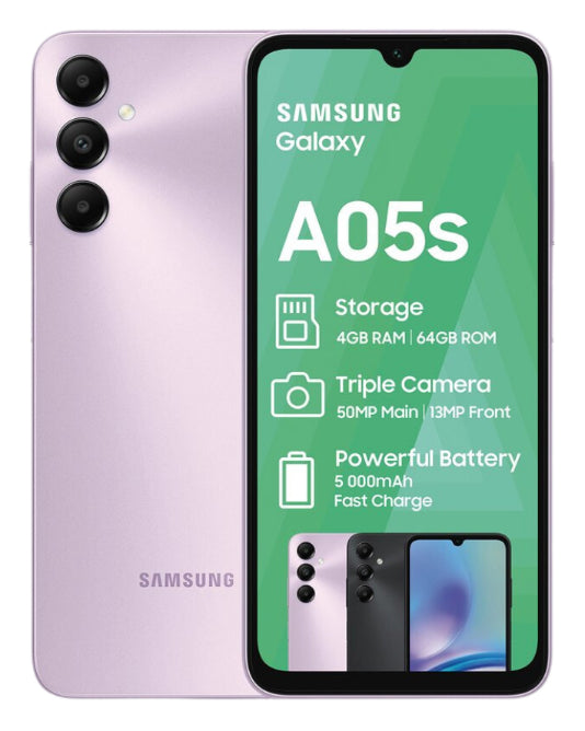 Galaxy A05S 64GB Dual Sim Violet Cellphone