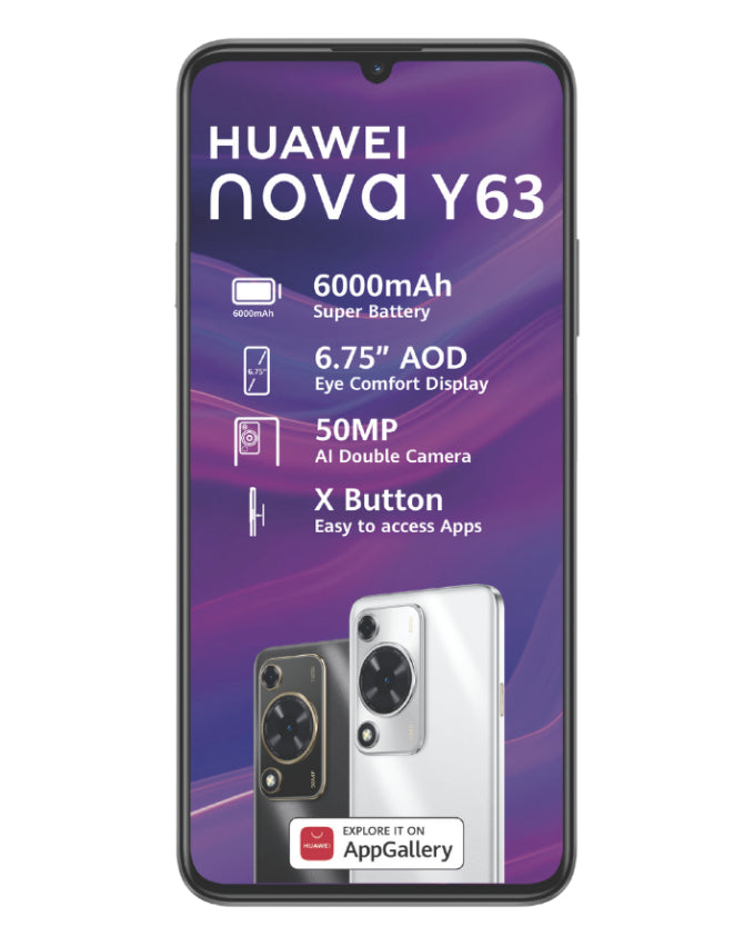 Nova Y63 Dual Sim Black Cellphone