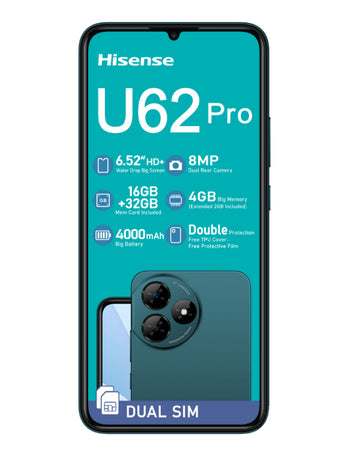U62 Pro Dual Sim Green Cellphone – Edgars