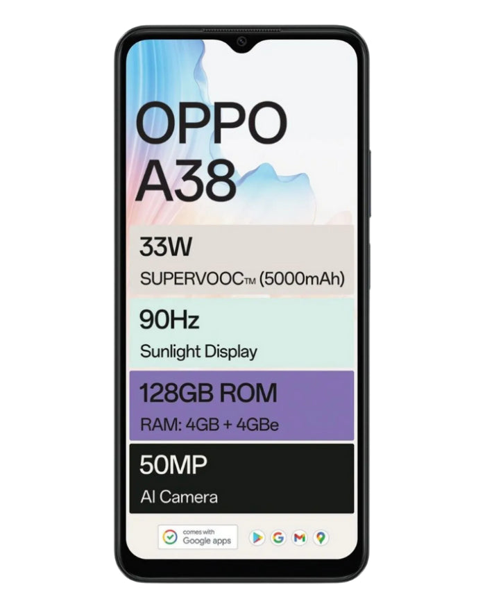 A38 128GB Dual Sim Black Cellphone