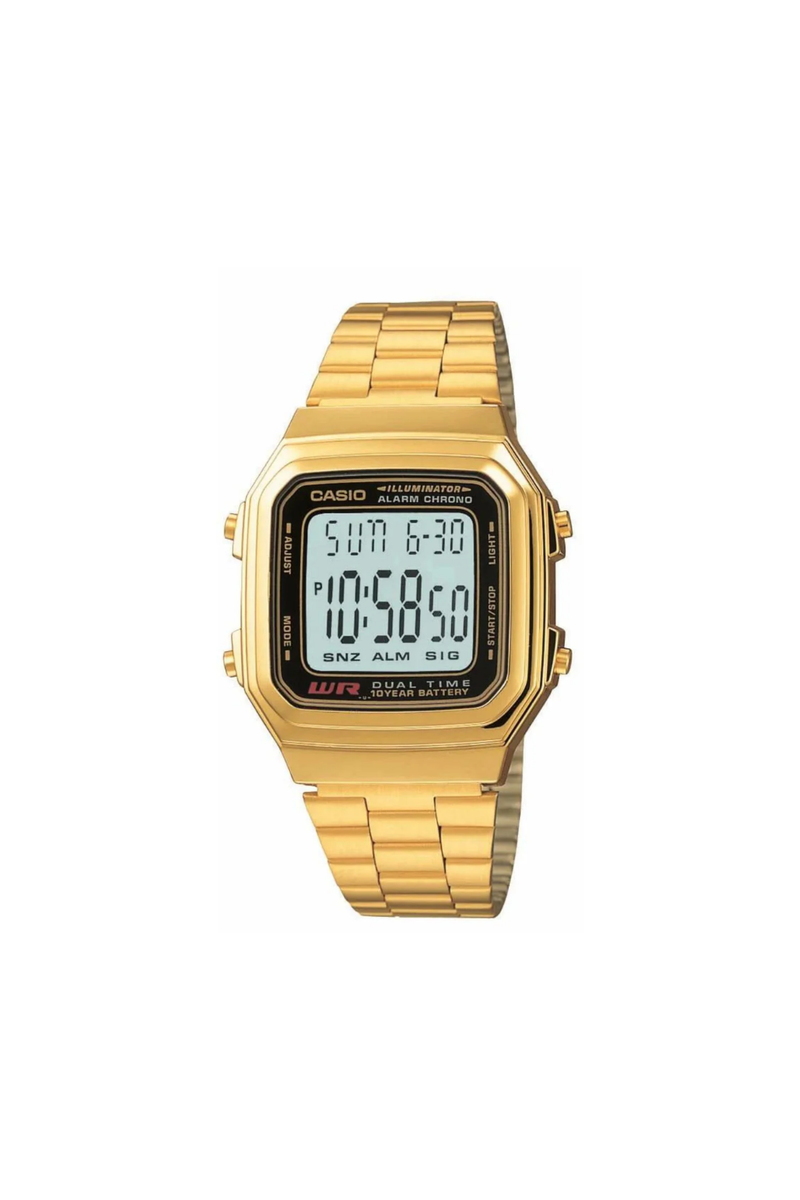 Retro Square Gold/Black Dial Watch