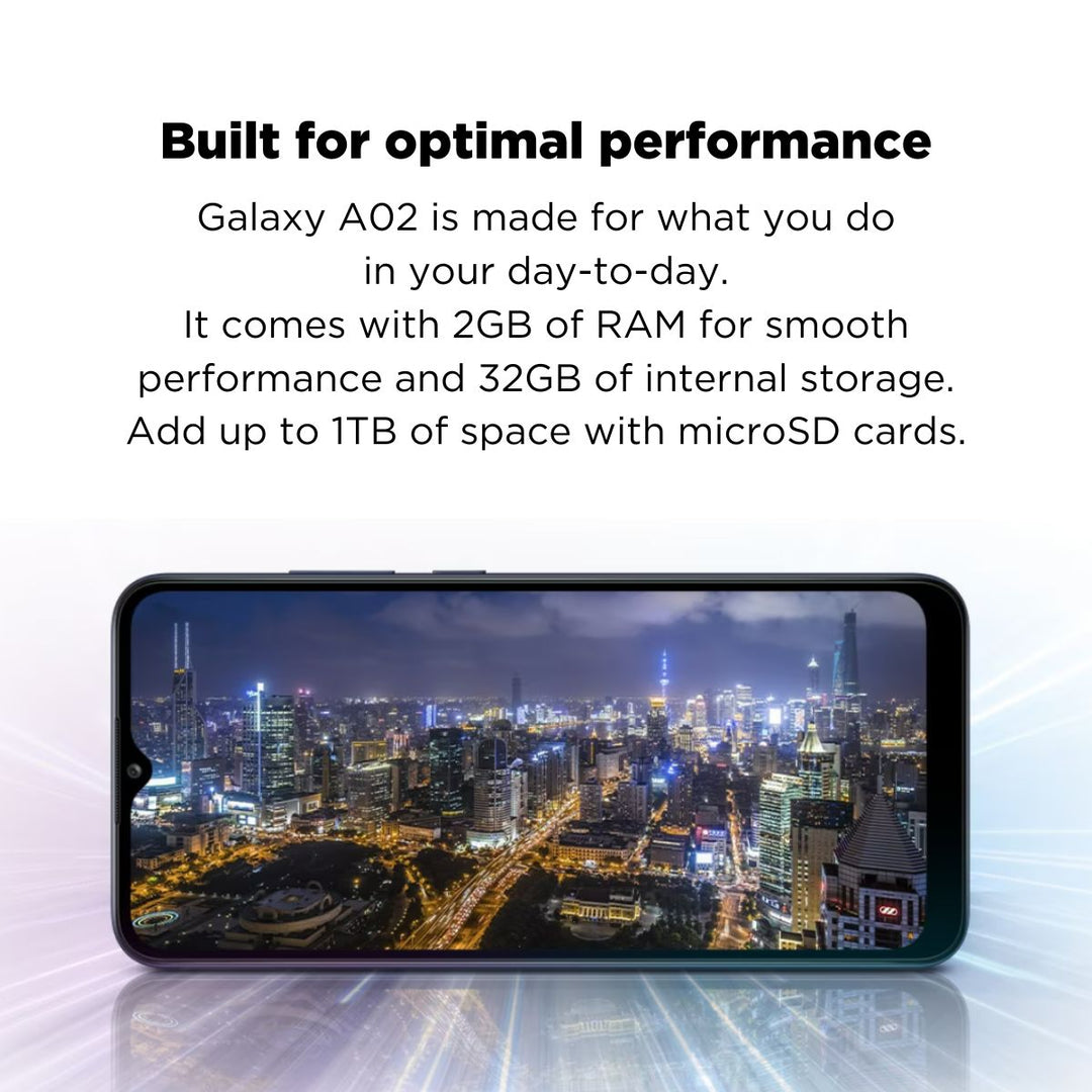 Galaxy A02 Dual Sim Cellphone - Black